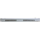 CANFORD PANNEAU DE CONNEXION PRO RJ45 CAT6 1U 1x16 traversées, blindé, gris clair