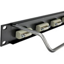 CANFORD PANNEAU DE CONNEXION DVI 1U 1x6 traversées, noir