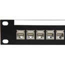 CANFORD PANNEAU DE CONNEXION PRO RJ45 CAT6A 1U 1x24 traversées, blindé, noir