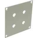 CANFORD PLAQUE DE CONNEXION MODULAIRE UNIVERSAL 2x découpe paire de borniers, gris clair