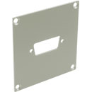 CANFORD PLAQUE DE CONNEXION MODULAIRE UNIVERSAL 1x découpe Sub-D 15pts, gris clair
