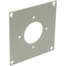 CANFORD PLAQUE DE CONNEXION MODULAIRE UNIVERSAL 1x découpe fiche Lemo triax, gris clair