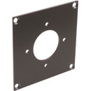 CANFORD PLAQUE DE CONNEXION MODULAIRE UNIVERSAL 1x découpe fiche Lemo triax, gris foncé