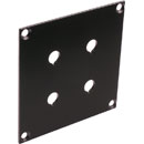 CANFORD PLAQUE DE CONNEXION MODULAIRE UNIVERSAL 2x découpe paires de borniers, noir