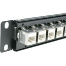 CANFORD PANNEAU DE CONNEXION RJ45 CAT6 1U, 1x24 traversées, blindé