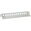 CANFORD PANNEAU DE CONNEXION incliné 1U, 12x découpes série D (Universal), gris