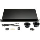 PANDUIT OPTICOM FMT1 1U BOITIER FIBRE OPTIQUE ARRIERE fixe, noir