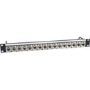 CANFORD PANNEAU DE CONNEXION ETHERCON 1U 1x16, CAT6A RJ45 traversant, noir
