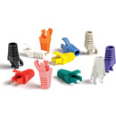 MANCHON ANTI-TRACTION RJ45 6,0mm, profil encastré, rouge