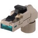 TUK PGS45 RJ45 FIELD TERMINATION PLUG, Cat6A, shielded, 8 direction cable entry