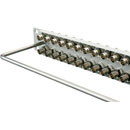 CANFORD PANNEAU DE CONNEXION BNC SD AES TRES HAUTE DENSITE, 1U, 2x 16 BNC, 75ohms, gris clair