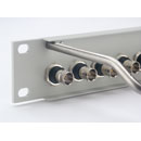CANFORD PANNEAU DE CONNEXION BNC 1U, 1X20, 3G, 75 ohms, gris clair