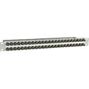 CANFORD PANNEAU DE CONNEXION BNC 3G HD TRES HAUTE DENSITE, 1U, 2x 20 BNC HD 75ohms, gris clair