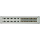 CANFORD PANNEAU DE CONNEXION MUSA 3G HD/GPO 2x12 MUSA HD + 2x12 GPO, gris clair