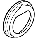 RONDELLE ISOLANTE pour embase BNC (pour trou 17.0mm, connecteur 13.0mm)