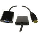 ADAPTATEUR HDMI mâle - SVGA femelle & 3.5mm socket, 15cm
