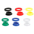 CANARE IU-7/16 BAGUE D'ISOLATION noir, pack de 20 paires