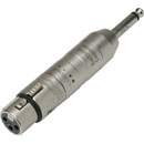 CANFORD XJ CONVERTISSEUR SYM./ASYM. "en ligne", niveau bas, XLRF vers jack mono 6.35mm