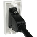 CANFORD MODULE AV économique, prise HDMI, de type pigtail, demi module, blanc