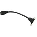 CANFORD MODULE AV économique, prise HDMI, de type pigtail, demi module, blanc