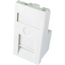 CANFORD MODULE AV économique, connecteur RJ45 CAT5E, demi module, blanc