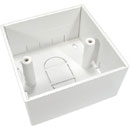 CANFORD BOITE DE SURFACE EN PLASTIQUE AV économique, 1-gang, prof.45mm, blanc