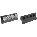 NEUTRIK NSB-MQP PANNEAU 4x XLRM pour boîtier de scène