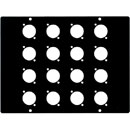 CANFORD PLAQUE SUPERIEURE POUR BOITE DE SCENE/MURALE TYPE B 16 trous, vierge