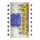 CANFORD BOITIER FIBRE TERMINAISON SUR SITE droit, rack 2U 8 x prise Lemo SMPTE EDW.3K, gris