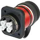 NEUTRIK FIBERFOX NO4M4DW-FX EXPANDED BEAM CONNECTEUR DE PANNEAU 4 canaux multimode, OM4