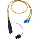 CANFORD FIBRECO connecteur de câble HMA Junior, 4 canaux, SM avec épanoui connecteurs fibre SC, 1m