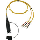 CANFORD FIBRECO connecteur de câble HMA Junior, 4 canaux, MM avec épanoui connecteurs fibre ST, 1m