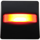 CANFORD SIGNE LUMINEUX LED plaque noire, LED rouge