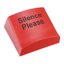 CANFORD GLOBE POUR SIGNES LUMINEUX rouge, "Silence please"
