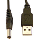 LITTLITE ANSER-USB CORDON SECTEUR USB vers fiche mâle, coax. 2.1mm