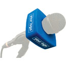 SCHULZE-BRAKEL FF-8001/C BADGE MOUSSE carré, avec 4x logos, bleu (indiquer la ref.)