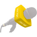 SCHULZE-BRAKEL FF-8001/C BADGE MOUSSE carré, avec 4x logos, jaune (indiquer la ref.)