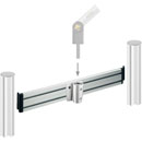 YELLOWTEC m!ka YT3290 SYSTEM WALL S barre horizontale 800mm, argent