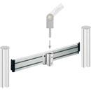 YELLOWTEC m!ka YT3291 SYSTEM WALL M barre horizontale 1000mm, argent