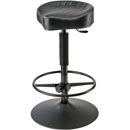 K&M 14091 STOOL Imitation leather seat, pneumatic spring, 580-835mm, black