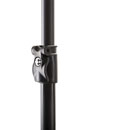 K&M 23755 PERCHE télescopique 3 sections, verrouillage par levier, aluminium, 635-1520mm, noir