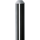 K&M 26727 PIED ENCEINTE sol, base carrée, charge 50kg, 1110-1810mm, bouton à ressort, noir