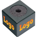 CANFORD BADGE MICRO plastique, carré, noir, 1x logo sur 4 faces (spécifier les détails)