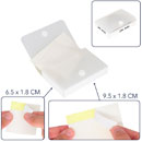 URSA POPPER CASE Snap-shut design, semi-transparent, 65 x 95 x 18mm