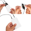 URSA PERFORMANCE POUCH With 5cm channel mount, for Sennheiser SK6212, white