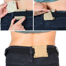 URSA POPPER POUCH With press fasteners, horizontal/vertical, large, beige