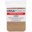 URSA POPPER POUCH With press fasteners, horizontal/vertical, large, beige
