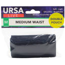 URSA LIVE STRAP Double pouch, medium, black