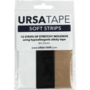 URSA STRAPS URSA TAPE SOFT STRIPS Small, moleskine, 8x2.5cm, blanc, noir, beige (pack de 12)