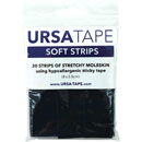 URSA STRAPS URSA TAPE SOFT STRIPS Small, moleskine, 8x2.5cm, noir (pack de 30)